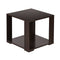 DeckUp Giona Engineered Wood Square Coffee Table (Dark Wenge, Matte Finish)