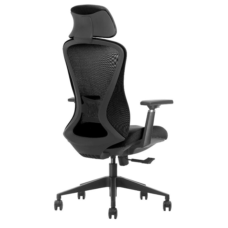 Deckup Athena High Back Executive Mesh Office Chair (Black, BIFMA Certified,3 Years Warranty)