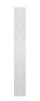 DeckUp Eden 6-Shelf Engineered Wood Book Shelf and Display Unit (White, Matte Finish)