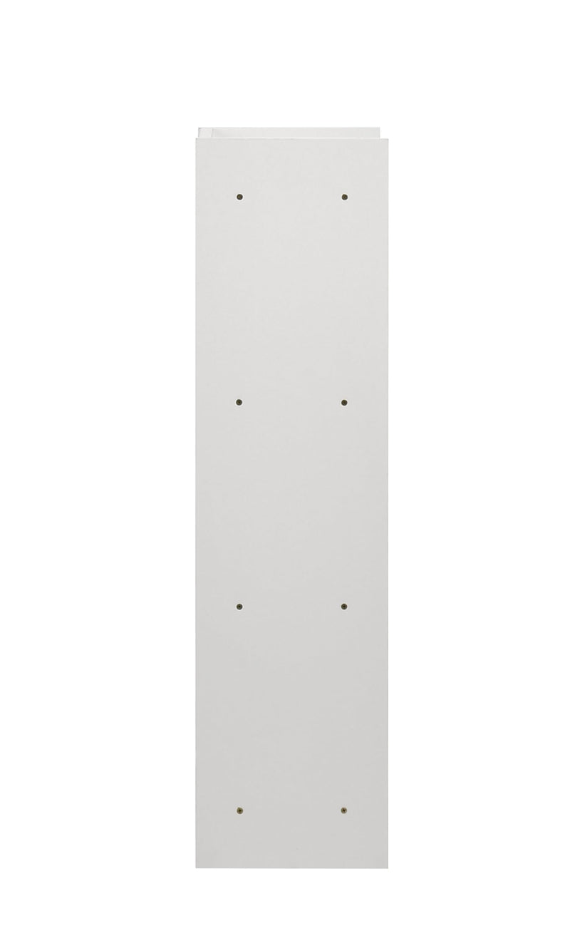 DeckUp Eden 3-Shelf Engineered Wood Book Shelf and Display Unit (White, Matte Finish)