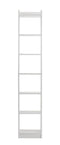 DeckUp Eden 6-Shelf Engineered Wood Book Shelf and Display Unit (White, Matte Finish)