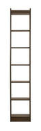 DeckUp Eden 6-Shelf Engineered Wood Book Shelf and Display Unit (Walnut, Matte Finish)