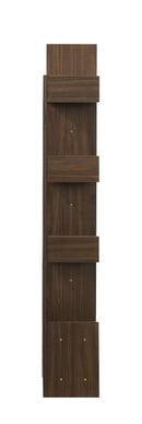 DeckUp Nobu Engineered Wood Book Shelf and Display Unit (Walnut, Matte Finish)