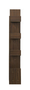 DeckUp Nobu Engineered Wood Book Shelf and Display Unit (Walnut, Matte Finish)