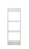 DeckUp Eden 3-Shelf Engineered Wood Book Shelf and Display Unit (White, Matte Finish)