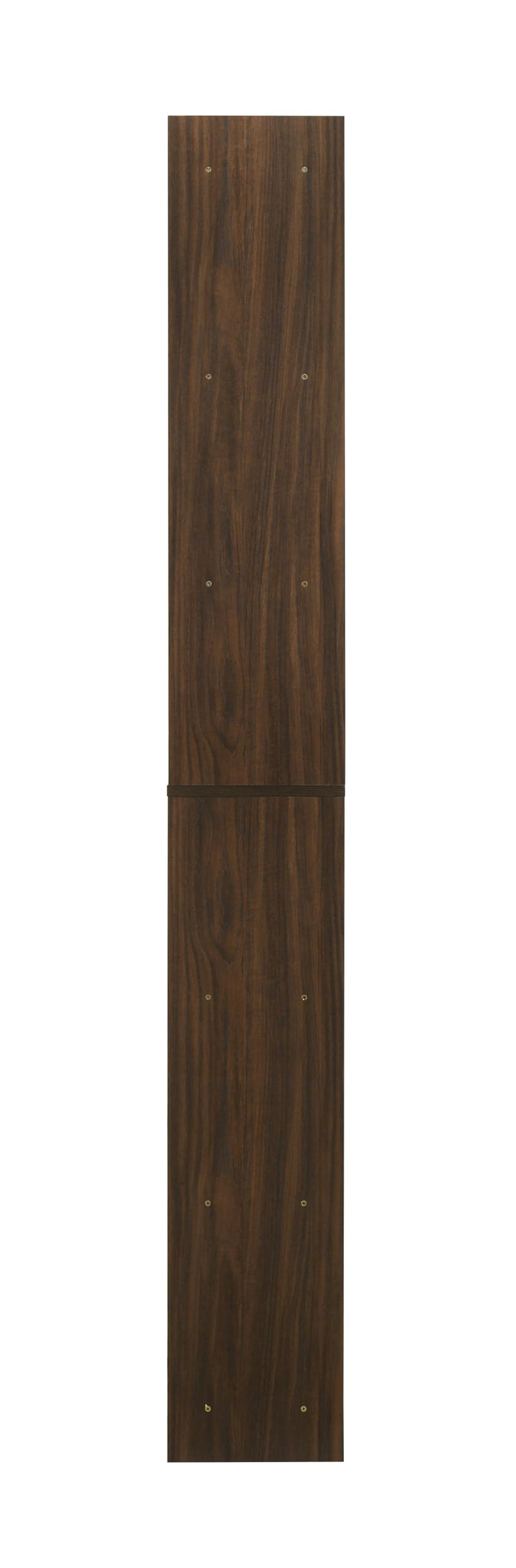 DeckUp Eden 6-Shelf Engineered Wood Book Shelf and Display Unit (Walnut, Matte Finish)