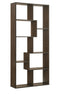 DeckUp Siam Engineered Wood Book Shelf and Display Unit (Walnut, Matte Finish)