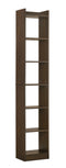 DeckUp Eden 6-Shelf Engineered Wood Book Shelf and Display Unit (Walnut, Matte Finish)