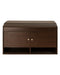 DeckUp Turrano-OS Engineered Wood 2-Door Shoe Rack (Dark Wenge, Matte Finish)