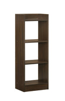 DeckUp Eden 3-Shelf Engineered Wood Book Shelf and Display Unit (Walnut, Matte Finish)