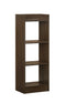 DeckUp Eden 3-Shelf Engineered Wood Book Shelf and Display Unit (Walnut, Matte Finish)