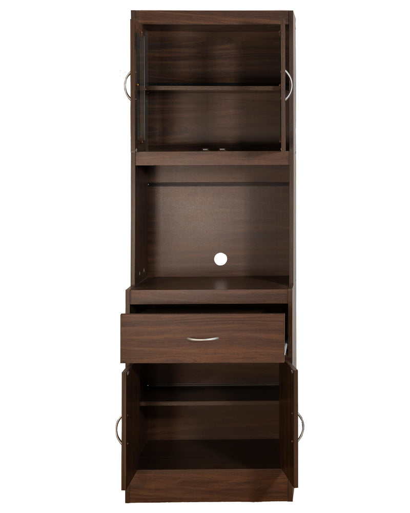 DeckUp Microwave Cart and Kitchen Cabinet