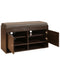 DeckUp Turrano-OS Engineered Wood 2-Door Shoe Rack (Dark Wenge, Matte Finish)