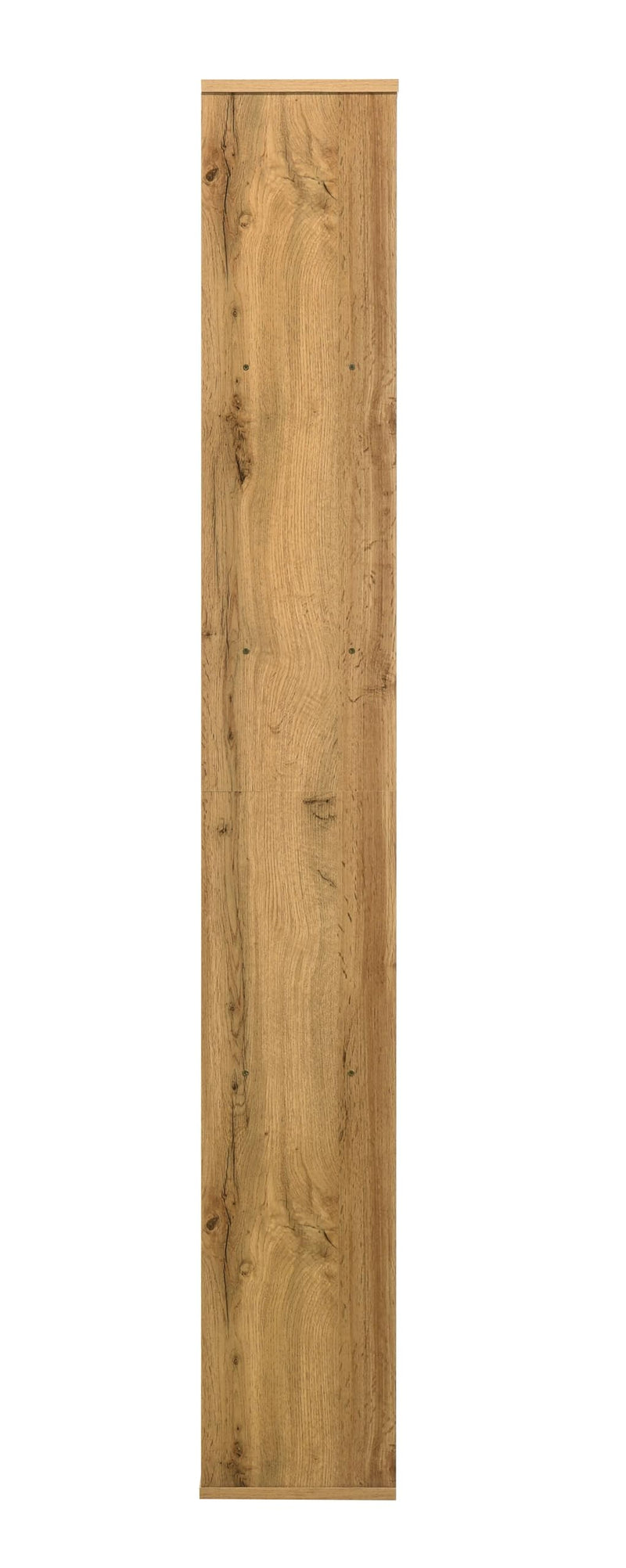 DeckUp Siam Engineered Wood Book Shelf and Display Unit (Wotan Oak & White, Matte Finish)