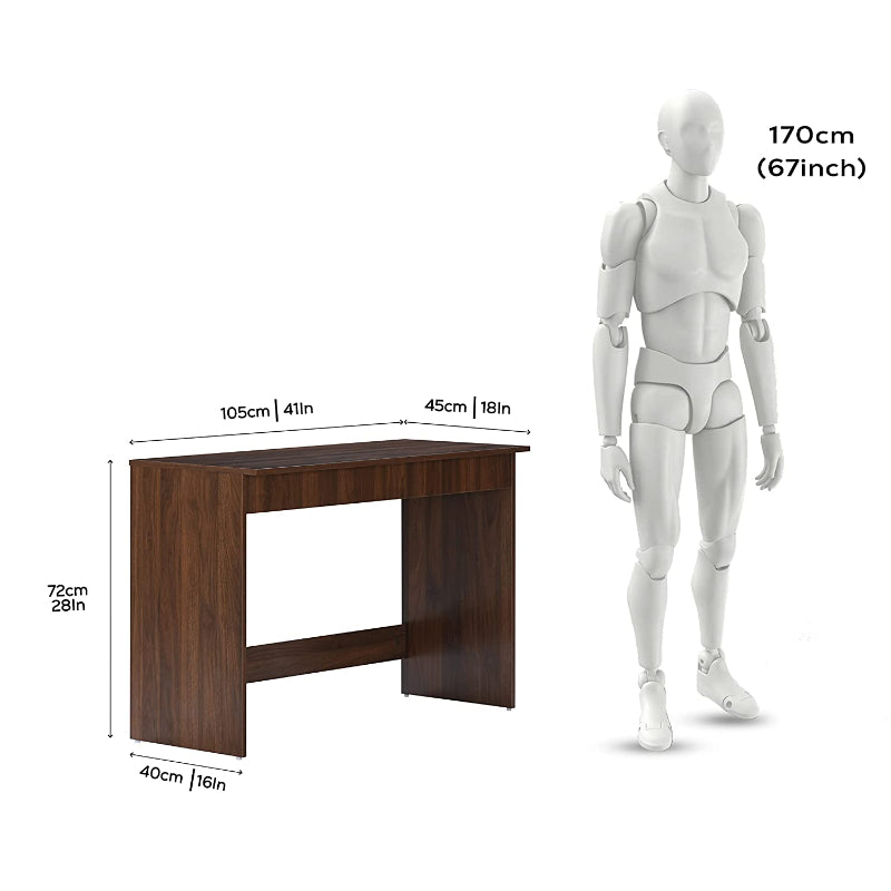DeckUp Iris Engineered Wood Study & Computer Table and Office Desk (Ma