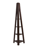 DeckUp Tiva Engineered Wood Corner Ladder Book Shelf