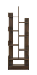 DeckUp Nobu Engineered Wood Book Shelf and Display Unit (Walnut, Matte Finish)