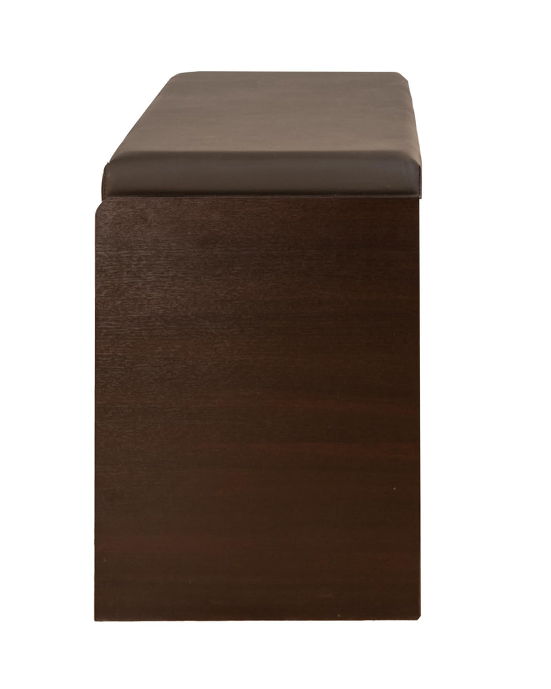 DeckUp Turrano-OS Engineered Wood 2-Door Shoe Rack (Dark Wenge, Matte Finish)