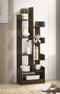 DeckUp Nobu Engineered Wood Book Shelf and Display Unit (Walnut, Matte Finish)