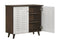 DeckUp Bei 2-Door Shoe Rack with Wooden Legs