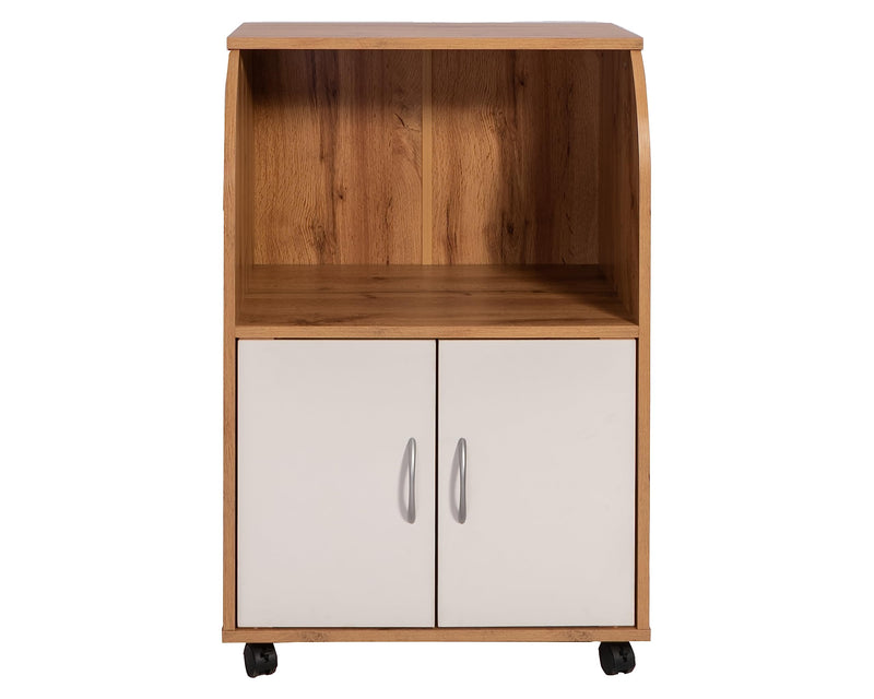 DeckUp Microwave Cart and Kitchen Cabinet