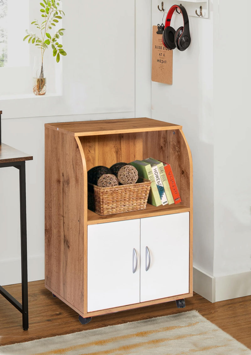 DeckUp Microwave Cart and Kitchen Cabinet