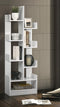 DeckUp Nobu Engineered Wood Book Shelf and Display Unit (White, Matte Finish)
