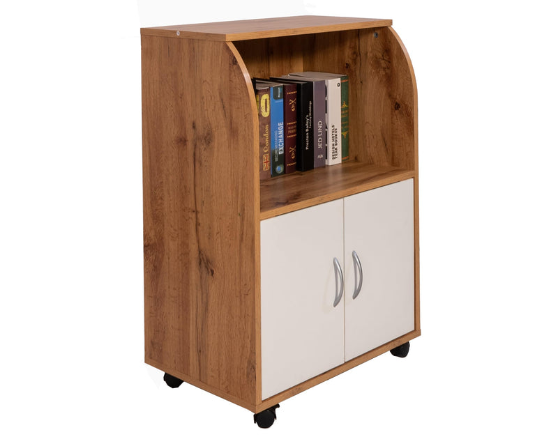 DeckUp Microwave Cart and Kitchen Cabinet