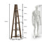 DeckUp Tiva Engineered Wood Corner Ladder Book Shelf