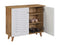 DeckUp Bei 2-Door Shoe Rack with Wooden Legs