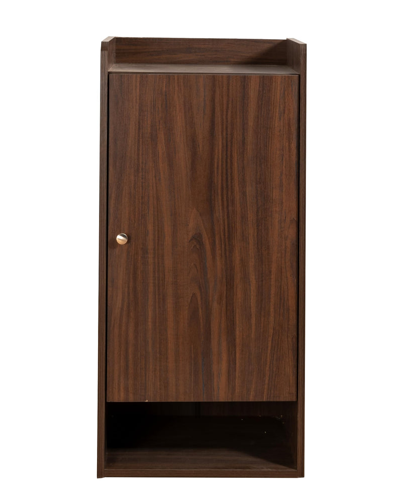DeckUp Turrano-TU Engineered Wood Shoe Rack (Walnut, Matte Finish)