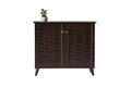 DeckUp Bei 2-Door Shoe Rack with Wooden Legs