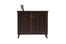DeckUp Bei 2-Door Shoe Rack with Wooden Legs