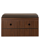 DeckUp Turrano-OS Engineered Wood 2-Door Shoe Rack (Walnut, Matte Finish)