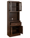 DeckUp Microwave Cart and Kitchen Cabinet