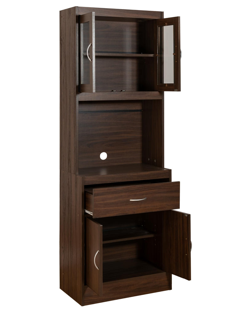 DeckUp Microwave Cart and Kitchen Cabinet