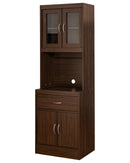 DeckUp Microwave Cart and Kitchen Cabinet