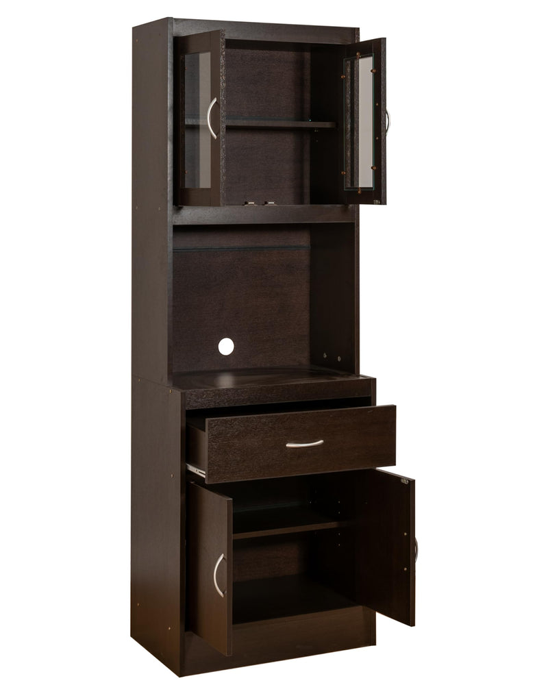 DeckUp Microwave Cart and Kitchen Cabinet