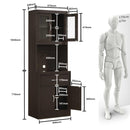 DeckUp Microwave Cart and Kitchen Cabinet