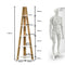 DeckUp Tiva Engineered Wood Corner Ladder Book Shelf