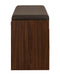 DeckUp Turrano-OS Engineered Wood 2-Door Shoe Rack (Walnut, Matte Finish)