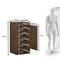 DeckUp Turrano-TU Engineered Wood Shoe Rack (Walnut, Matte Finish)