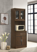 DeckUp Microwave Cart and Kitchen Cabinet
