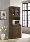 DeckUp Microwave Cart and Kitchen Cabinet
