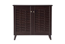 DeckUp Bei 2-Door Shoe Rack with Wooden Legs