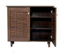 DeckUp Bei 2-Door Shoe Rack with Wooden Legs