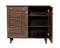 DeckUp Bei 2-Door Shoe Rack with Wooden Legs
