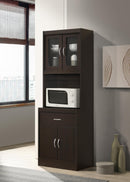 DeckUp Microwave Cart and Kitchen Cabinet