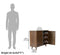 DeckUp Bei 2-Door Shoe Rack with Wooden Legs