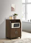 DeckUp Microwave Cart and Kitchen Cabinet